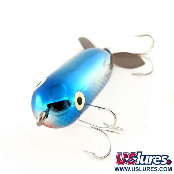   Heddon Baby Torpedo, 1/4oz Silver / Blue fishing lure #11402