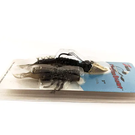 Z-Man Chatter Shrimp​, 1/2oz Black / Glitter fishing spoon #11403