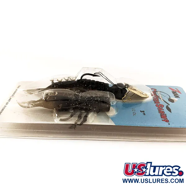 Z-Man Chatter Shrimp​, 1/2oz Black / Glitter fishing spoon #11403