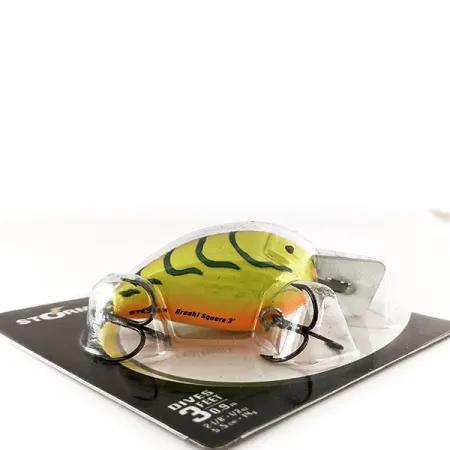 Storm Arashi Silent Square 3 UV, 1/2oz Mossy Chartreuse Craw fishing lure #11413