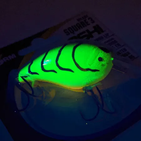 Storm Arashi Silent Square 3 UV, 1/2oz Mossy Chartreuse Craw fishing lure #11413