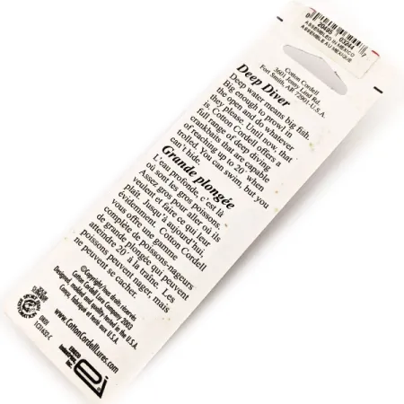 Cotton Cordell Grappler Shad, 2/5oz Shad fishing lure #11417