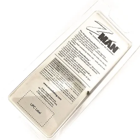 Z-Man Chatter Shrimp, 1/2oz Black / Glitter fishing spoon #11419