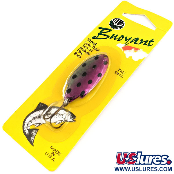 Thomas Buoyant, 1/4oz Purple Trout fishing spoon #11422