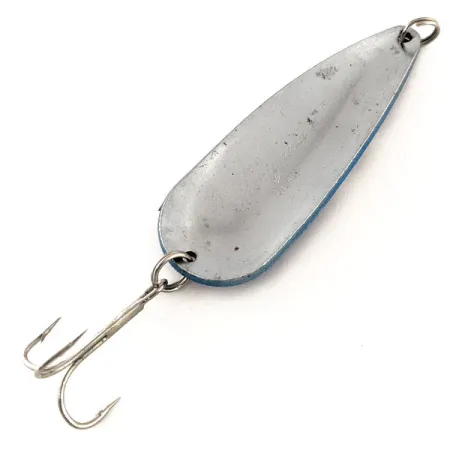 Vintage Moriyama, 1oz Nickel / Blue fishing spoon #11433