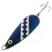 Vintage   Moriyama, 1oz Nickel / Blue fishing spoon #11433