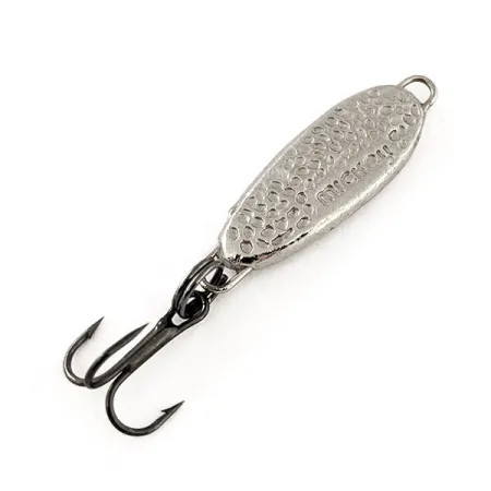 Vintage Cotton Cordell C.C. Little Mickey , 3/16oz Hammered Silver fishing spoon #11439