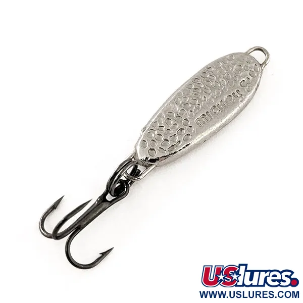 Vintage   Cotton Cordell C.C. Little Mickey , 3/16oz Hammered Silver fishing spoon #11439