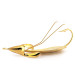 Vintage   VintageWeedless Jonny ONeils Weed Wing 3, 1/2oz Gold fishing spoon #11450