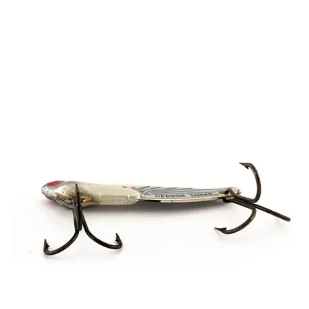 Vintage Heddon Sonar 431, 1/4oz Pearl / Mirror Hologram fishing spoon #11459