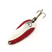 Vintage  Eppinger Dardevle Midget, 3/16oz Red / White / Nickel fishing spoon #11465