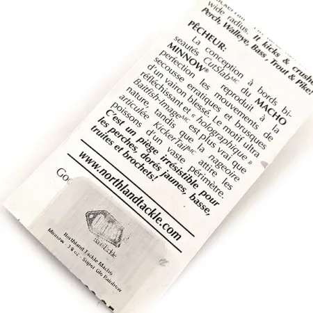 Northland Macho Minnow Jig Lure Glow, 2/5oz Blue / Glow in Dark fishing spoon #11469