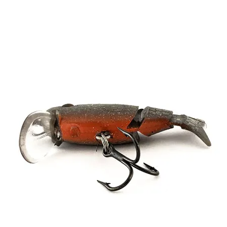Vintage Possum Lures Swim Bait, 3/16oz Gray / Red fishing lure #11471