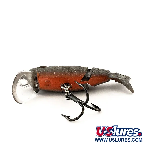 Vintage   Possum Lures Swim Bait, 3/16oz Gray / Red fishing lure #11471