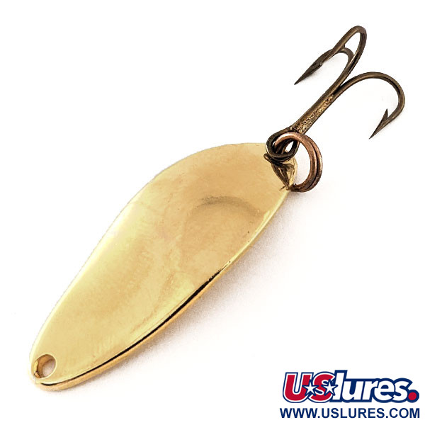 Vintage  Seneca Little Cleo, 1/4oz Gold fishing spoon #11493