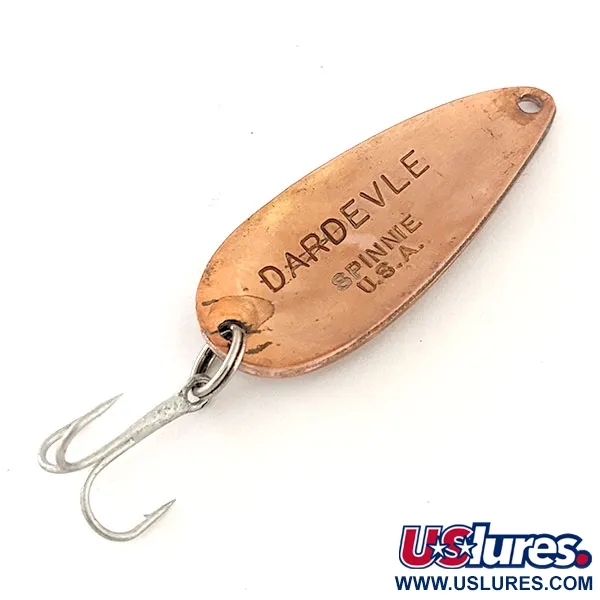 Vintage  Eppinger Dardevle Spinnie, 1/3oz Copper fishing spoon #11513