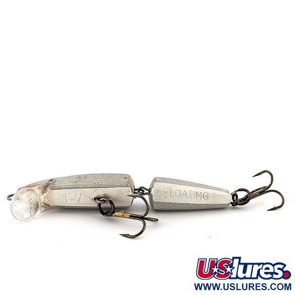 Vintage   Rapala Jointed J7, 1/8oz SB (Silver Blue) fishing lure #11514