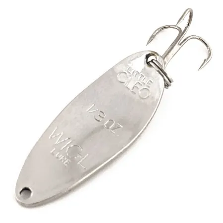 Vintage Acme Little Cleo, 1/3oz Nickel fishing spoon #11518