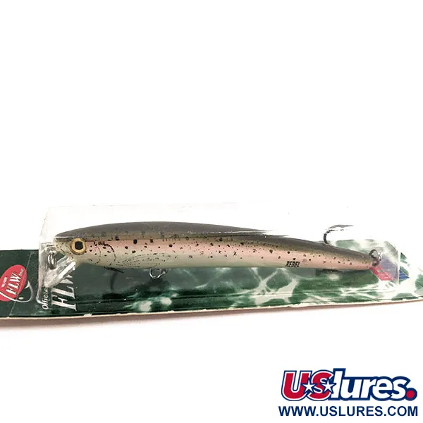 Rebel Excalibur Ghost Minnow, 1/4oz Rainbow Trout fishing lure #11549