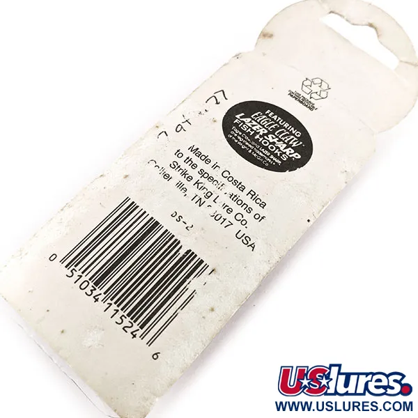 Vintage   Strike King Diamond Shad, 1/2oz Silver fishing lure #11550