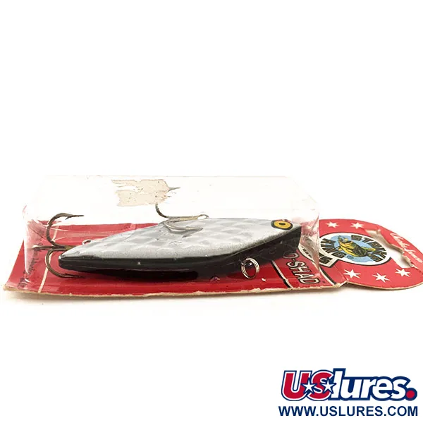 Vintage   Strike King Diamond Shad, 1/2oz Silver fishing lure #11550