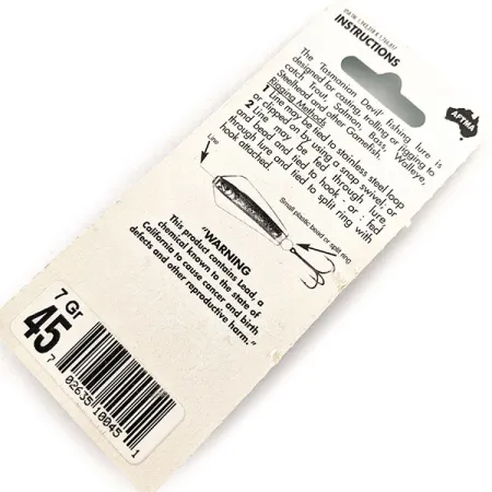 Other Little Tasmanian Devil, 1/4oz Rainbow Trout fishing spoon #11568