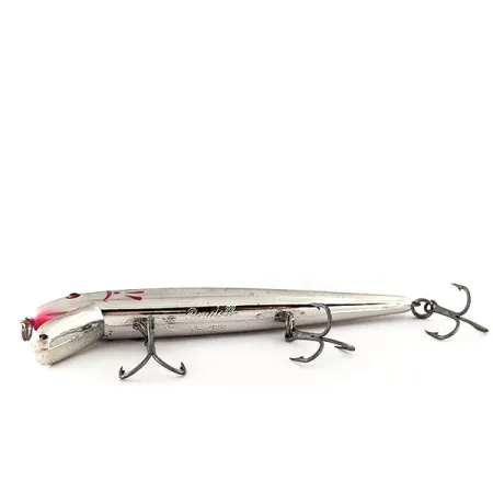 Vintage Cotton Cordell Red Fin, 1/2oz Silver fishing lure #11573