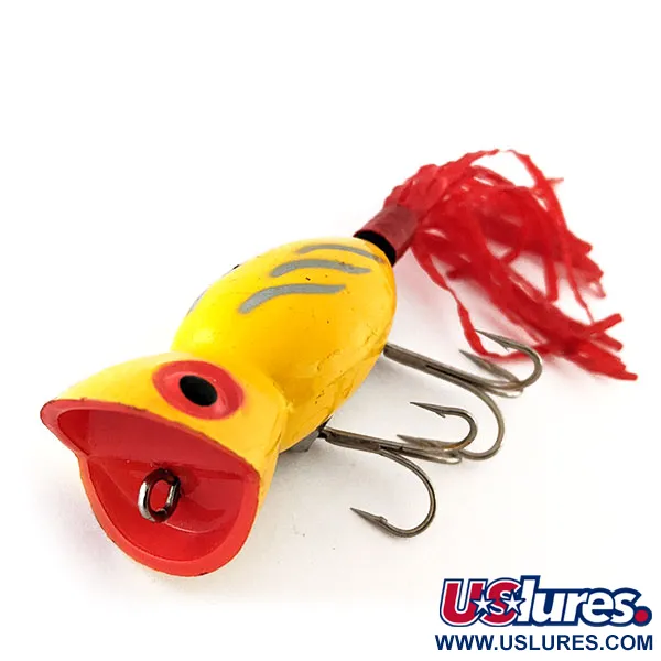 Vintage Kmart Kresge 360, 2/5oz Yellow fishing lure #11578