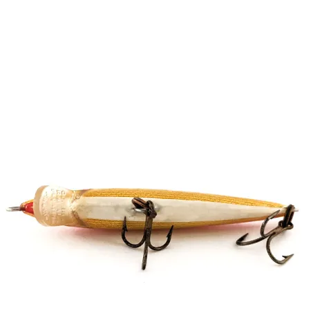 Vintage Rapala Original Floater F6, 3/32oz Orange fishing lure #11579