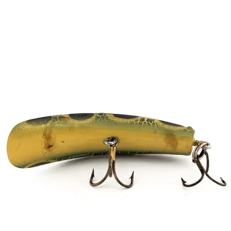 Vintage Yakima Bait FlatFish X4, 3/16oz Frog fishing lure #11581