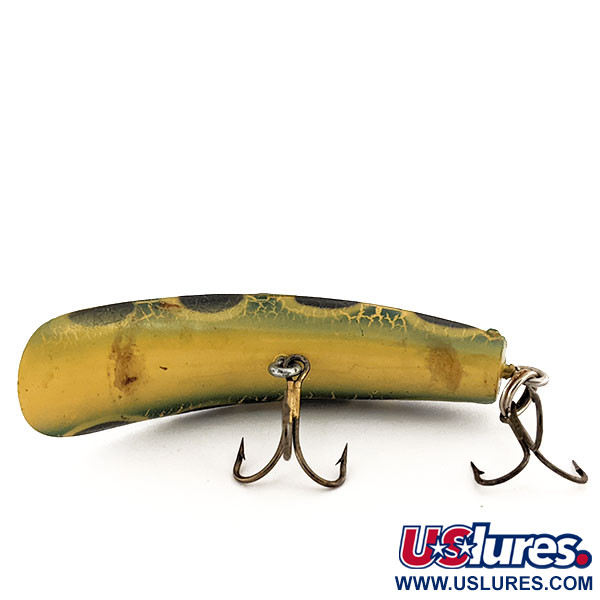 Vintage  Yakima Bait FlatFish X4, 3/16oz Frog fishing lure #11581