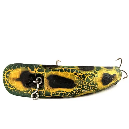 Vintage Yakima Bait FlatFish X4, 3/16oz Frog fishing lure #11581