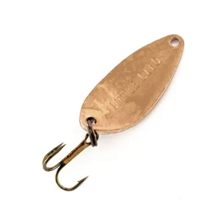 Vintage Acme Little Cleo, 1/8oz Copper / Red fishing spoon #11587