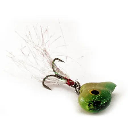 Vintage Norman Front Runner, 1/16oz Yellow / Green fishing spoon #11599