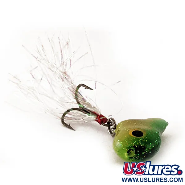 Vintage   Norman Front Runner, 1/16oz Yellow / Green fishing spoon #11599