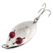Vintage  Hofschneider Red Eye Junior, 2/5oz Nickel / Red Eyes fishing spoon #11603
