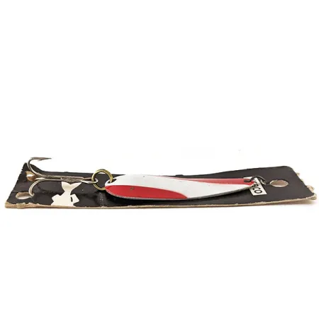 Nebco FlashBait 266, 1/3oz Red / White fishing spoon #11623
