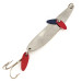 Vintage  Bay de Noc Bay De Noc Laker Taker , 3/4oz Nickel / Red / Blue fishing spoon #11624