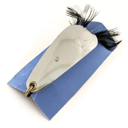 Weezel Rex Weedless Spoon, 2/5oz Nickel fishing spoon #11646