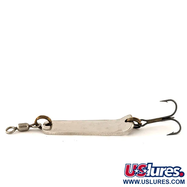 Vintage Luhr Jensen Live Wire, 3/4oz Nickel fishing spoon #11658