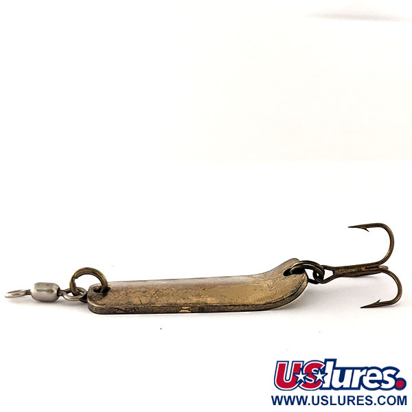 Vintage   Luhr Jensen Live Wire, 3/4oz Bronze (Brass) fishing spoon #11659