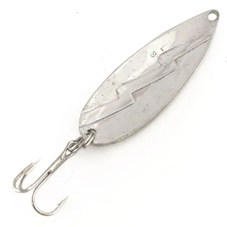 Vintage Lucky Strike Spoon, 1/3oz Nickel fishing spoon #11660