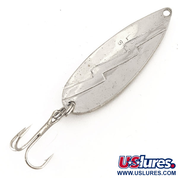 Vintage   Lucky Strike Spoon, 1/3oz Nickel fishing spoon #11660