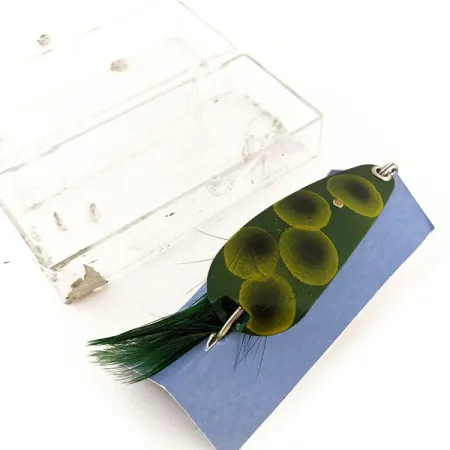 Weezel Rex Weedless Spoon, 2/5oz Frog fishing spoon #11661