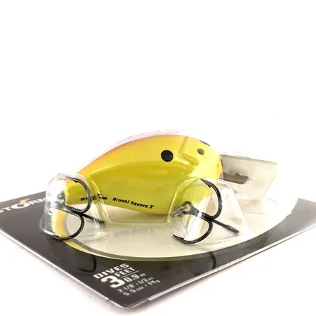 Storm Arashi Silent Square 3, 1/2oz Hot Chartreuse Shad fishing lure #11674