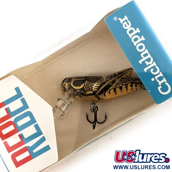 Rebel Crickhopper Ultralight, 3/32oz Gold fishing lure #11678