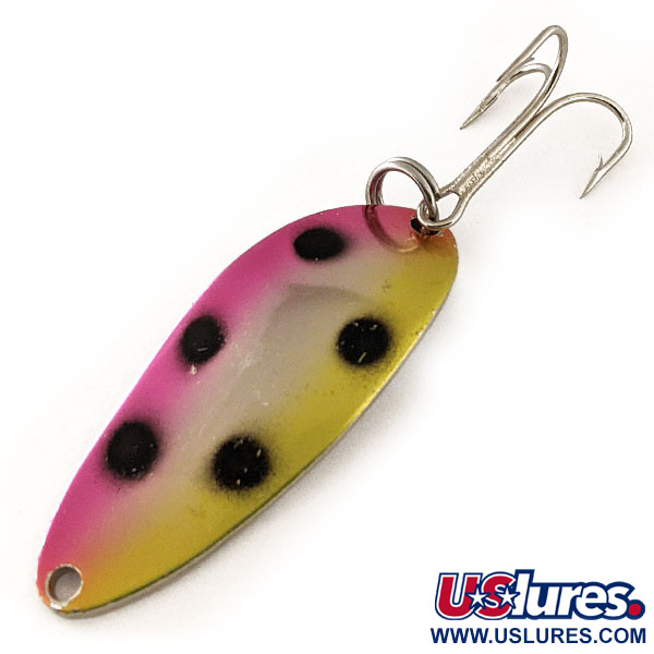 Vintage   Acme Little Cleo, 1/3oz Rainbow Trout fishing spoon #11689