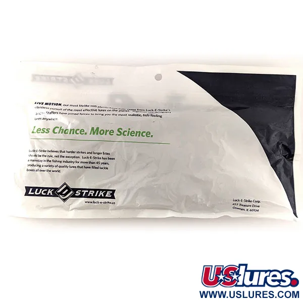   Luck E Strike Live Motion Luck E Twitch 5pcs soft bait,  Albino fishing #11702