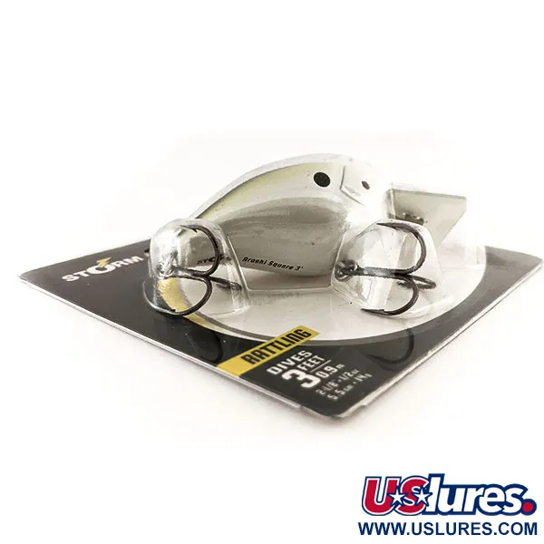 Storm Arashi Rattling Square 3, 1/2oz  Blue Silver Shad  fishing lure #11708