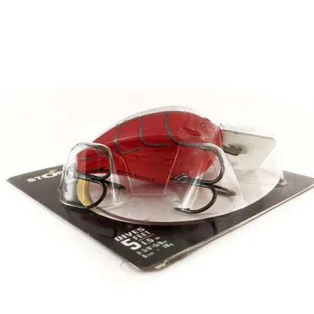 Storm Arashi Silent Square 5, 2/3oz Red Craw fishing lure #11710